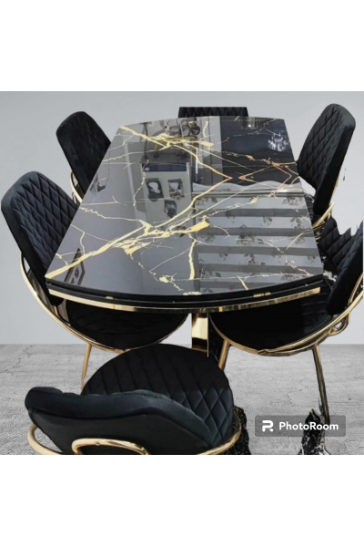 MASA X KLOKS  6 SANDALYE