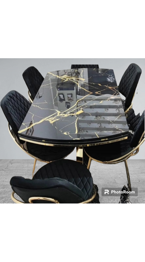 MASA X KLOKS  6 SANDALYE