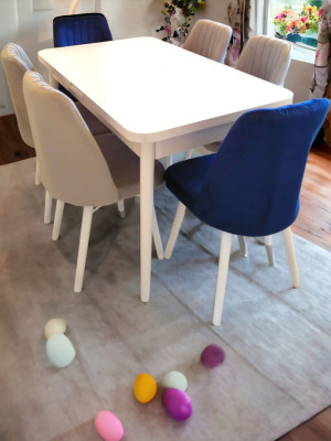 1 MASA 6 SANDALYELİ TAKIM