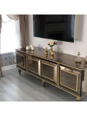 TV ÜNİTESİ AYNALI 4 KAPAKLI