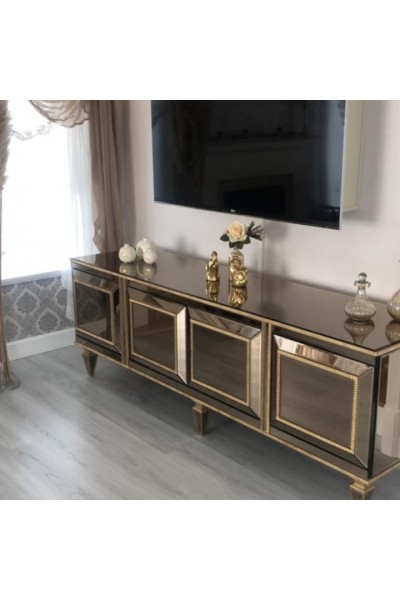 TV ÜNİTESİ AYNALI 4 KAPAKLI