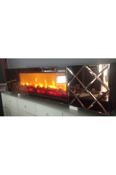 YAPAY ŞÖMİNE DİLİMLİ