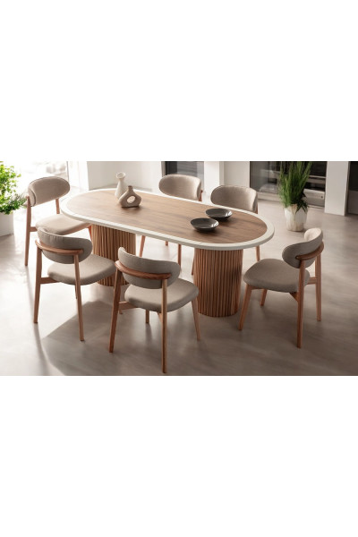 1 MASA 6 SANDALYELİ TAKIM